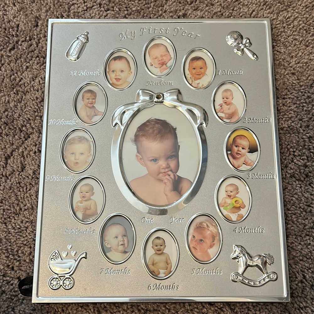 Baby Picture Frame - My First Year